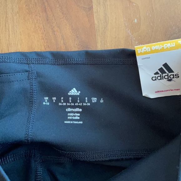 NWT Adidas Leggings size Small - Picture 3 of 8